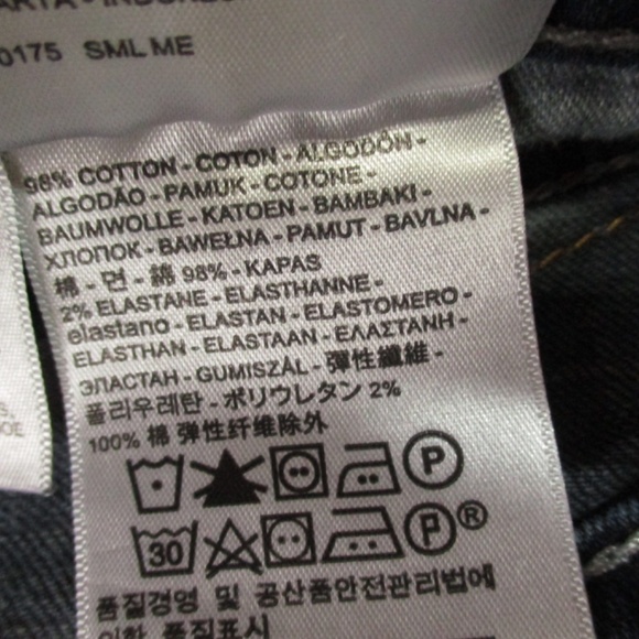 Levi's Jeans men's 39x32 Dark Wash 559 Relaxed Fit Straight Leg Denim - Picture 7 of 8